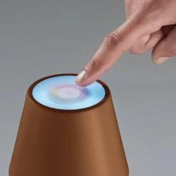FHL easy Lampe de table Cosenza 2.0 LED Rouille, 1 lumière, Changeur de couleurs* Lampes À Poser