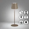 FHL easy Lampe de table Cosenza LED Brun, Gris, 1 lumière, Changeur de couleurs* Éclairage Led