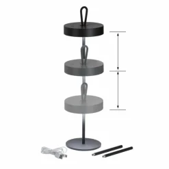 FHL easy Lampe de table Dord LED Noir, 1 lumière* Lampes À Poser