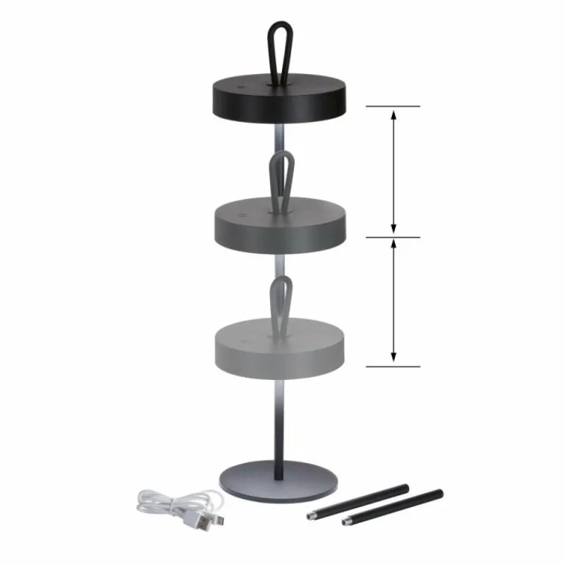 FHL easy Lampe de table Dord LED Noir, 1 lumière* Lampes À Poser