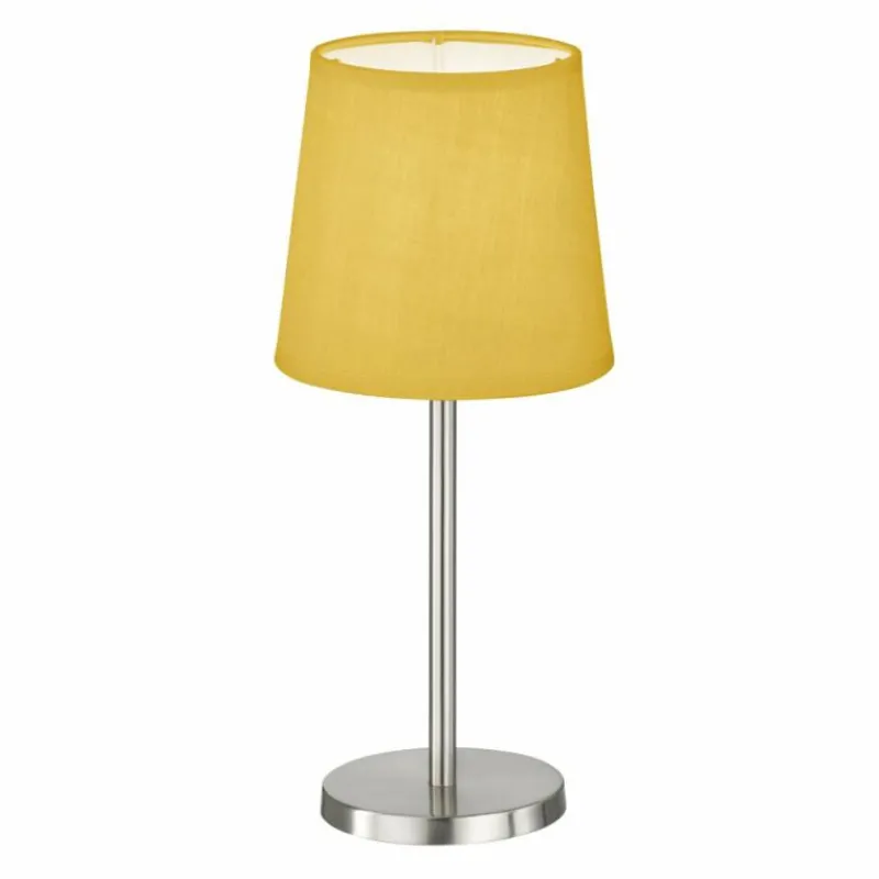 Lampes En Tissu-FHL easy Lampe de table Eve Nickel mat, 1 lumière