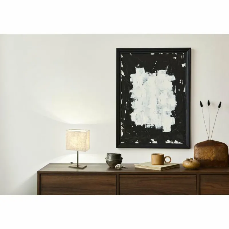 Lampes En Tissu-FHL easy Lampe de table Kate Noir, 1 lumière
