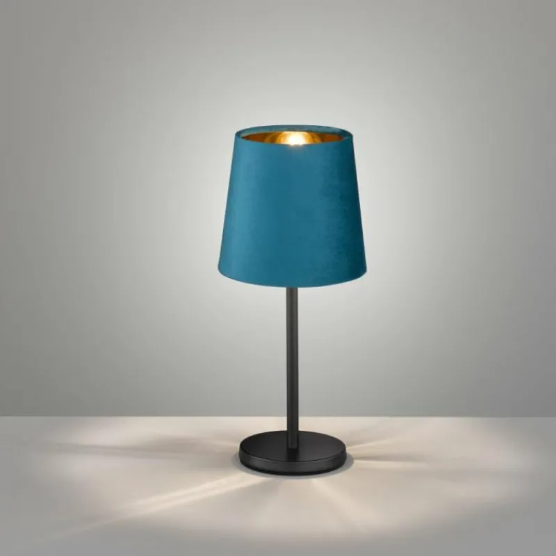 Lampes En Tissu-FHL easy Lampe de table Palina Noir, 1 lumière