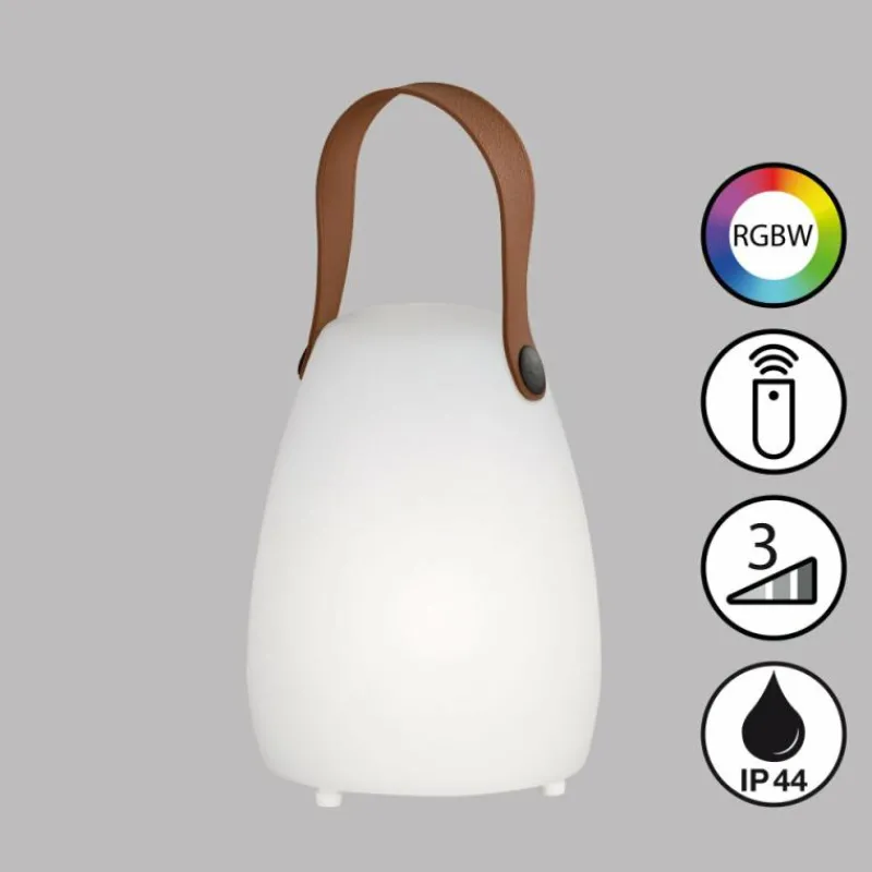 FHL easy Lampe de table Ruby LED Blanc, 1 lumière, Télécommandes, Changeur de couleurs* Éclairage Led