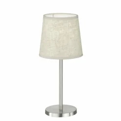 Lampes En Tissu-FHL easy Lampe de table FHL-easy Eve Nickel mat, 1 lumière