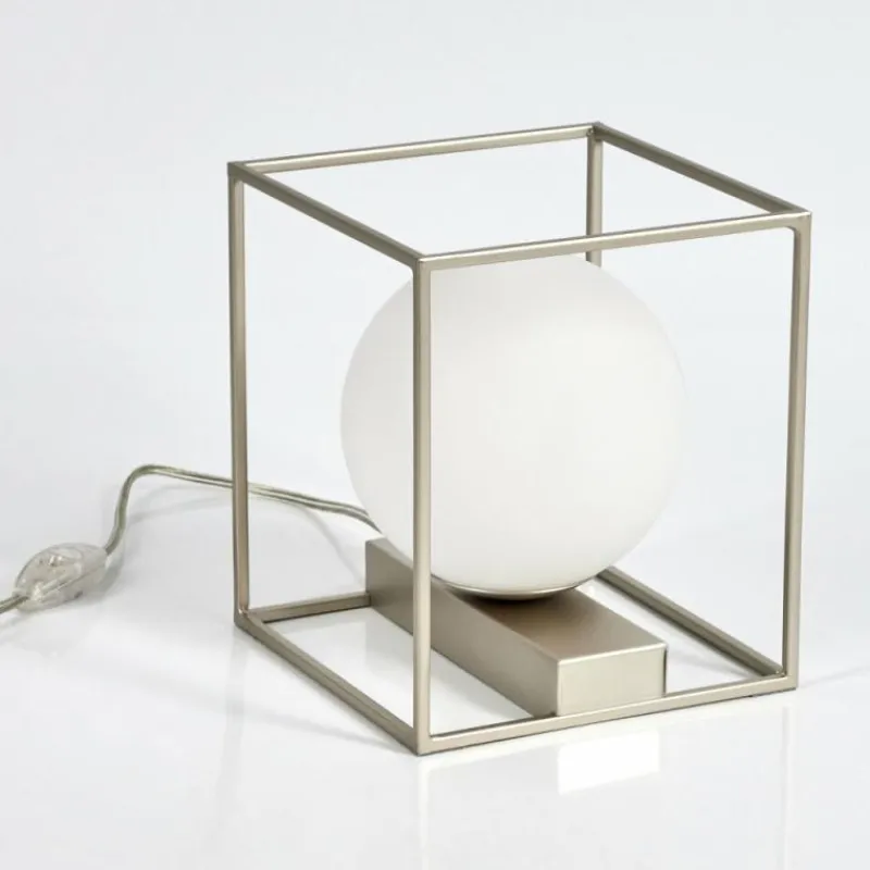 hofstein Lampe de table Finnseter Champagne, 1 lumière