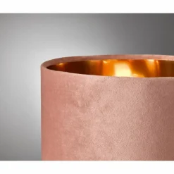 Lampes En Tissu-Luminaires Fischer & Honsel Lampe de table Fischer & Honsel Aura Rouge, 1 lumière