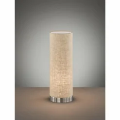 Luminaires Fischer & Honsel Lampe de table Fischer & Honsel Thor Nickel mat, 1 lumière* Lampes À Poser