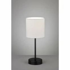 Lampes En Tissu-Luminaires Fischer & Honsel Lampe de table Fischer & Honsel Bali Noir, 1 lumière