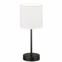 Lampes En Tissu-Luminaires Fischer & Honsel Lampe de table Fischer & Honsel Bali Noir, 1 lumière