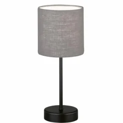 Lampes En Tissu-Luminaires Fischer & Honsel Lampe de table Fischer & Honsel Bali Noir, 1 lumière