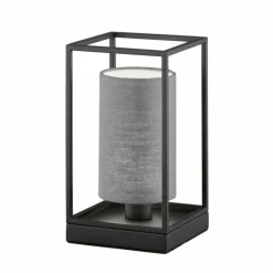 Lampes En Tissu-Luminaires Fischer & Honsel Lampe de table Fischer & Honsel Gilli Noir, 1 lumière