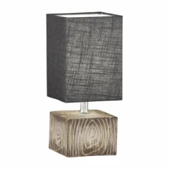 Lampes En Tissu-Luminaires Fischer & Honsel Lampe de table Fischer & Honsel Hauke Couleur bois, 1 lumière