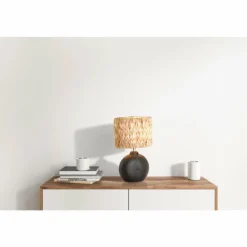 Luminaires Fischer & Honsel Lampe de table Fischer & Honsel Hyazinthe Noir, 1 lumière* Lampes À Poser