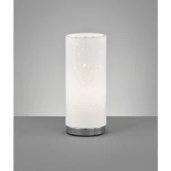 Lampes En Tissu-Luminaires Fischer & Honsel Lampe de table Fischer-Honsel Thor Chrome, 1 lumière