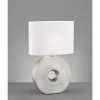 Lampes En Tissu-Luminaires Fischer & Honsel Lampe de table Fischer-Honsel Eye Argenté, 1 lumière