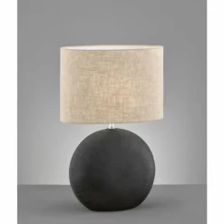 Lampes En Tissu-Luminaires Fischer & Honsel Lampe de table Fischer-Honsel Foro Noir, 1 lumière
