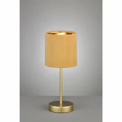 Lampes En Tissu-Luminaires Fischer & Honsel Lampe de table Fischer-Honsel Aura Or, 1 lumière
