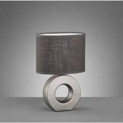 Lampes En Tissu-Luminaires Fischer & Honsel Lampe de table Fischer-Honsel Ponti Argenté, 1 lumière