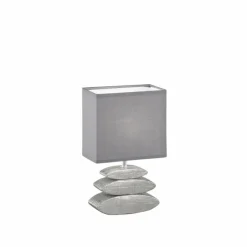 Lampes En Tissu-Luminaires Fischer & Honsel Lampe de table Fischer-Honsel Liner Chrome, 1 lumière