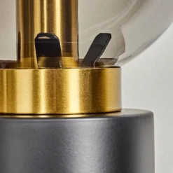 hofstein Lampe de table Flawil Laiton, Noir, 1 lumière