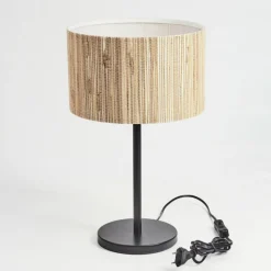 Luminaires Scandinaves-hofstein Lampe de table Fleuriot Noir, 1 lumière