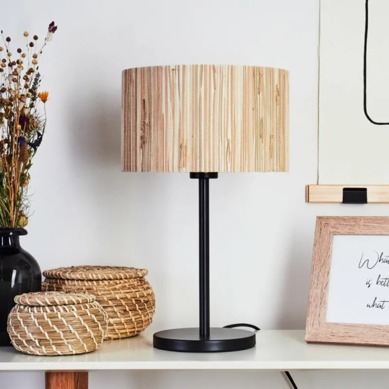 Luminaires Scandinaves-hofstein Lampe de table Fleuriot Noir, 1 lumière