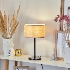 Luminaires Scandinaves-hofstein Lampe de table Fleuriot Noir, 1 lumière