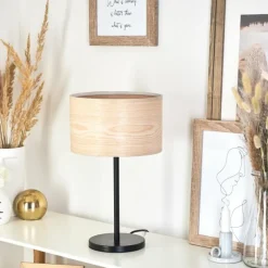 Luminaires Scandinaves-hofstein Lampe de table Fleuriot Noir, 1 lumière