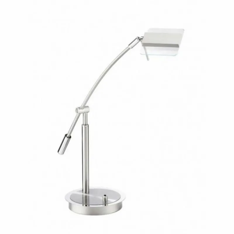 F.L.I. Lampe de table LED Chrome, Nickel mat, 1 lumière