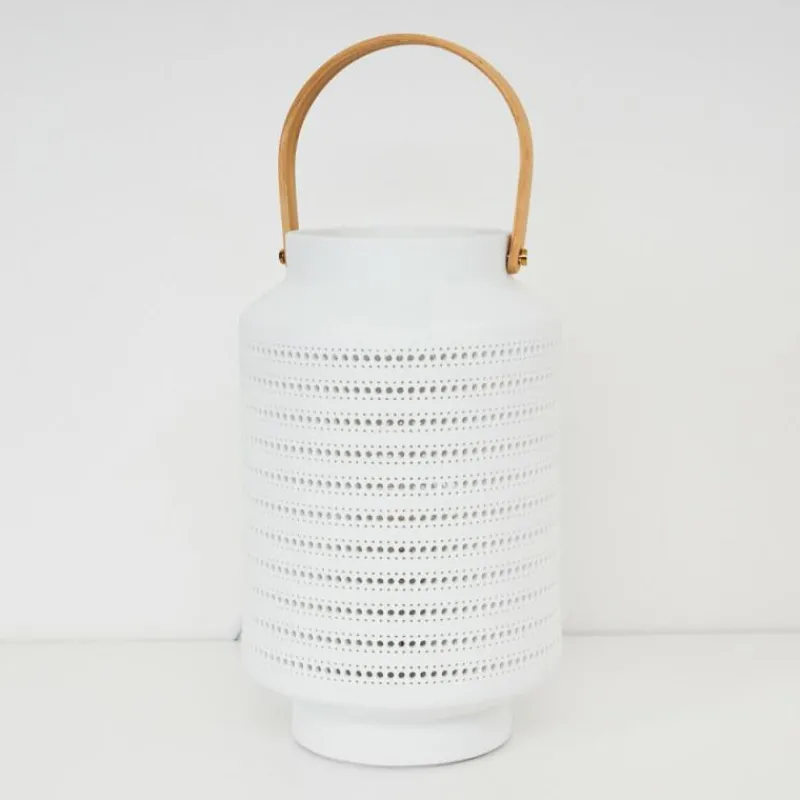 Luminaires Scandinaves-hofstein Lampe de table Forrnes Beige, Blanc, 1 lumière