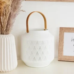 Luminaires Scandinaves-hofstein Lampe de table Forrnes Beige, Blanc, 1 lumière