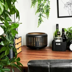 hofstein Lampe de table Fournie Noir, 1 lumière* Lampes À Poser