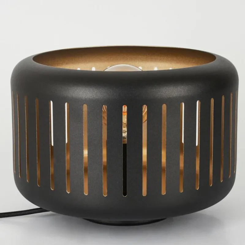 hofstein Lampe de table Fournie Noir, 1 lumière* Lampes À Poser