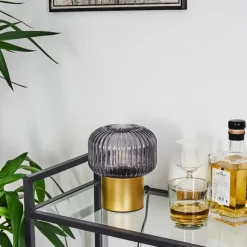 hofstein Lampe de table Gallo Or, Laiton, 1 lumière