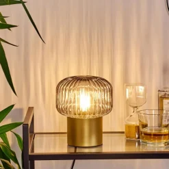 hofstein Lampe de table Gallo Or, Laiton, 1 lumière