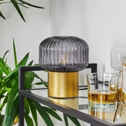 hofstein Lampe de table Gallo Or, Laiton, 1 lumière