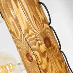 Lampes Vintages & Rétros-hofstein Lampe de table Garrata Écru, Noir, 2 lumières