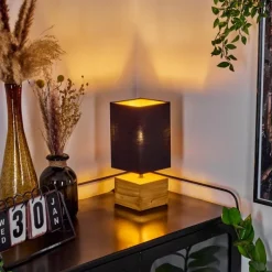 Lampes En Tissu-hofstein Lampe de table Geneva Écru, 1 lumière