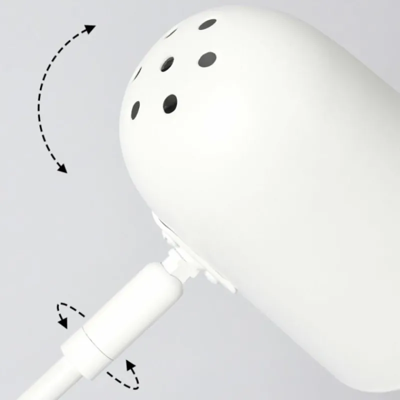 hofstein Lampe de table Gilsbro Blanc, 1 lumière* Lampes À Poser