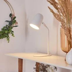 hofstein Lampe de table Gilsbro Blanc, 1 lumière* Lampes À Poser