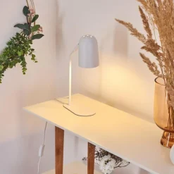 hofstein Lampe de table Gilsbro Blanc, 1 lumière* Lampes À Poser