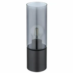 Suspension Verre Fumé-Luminaires Globo Lighting Lampe de table Globo ANNIKA Noir, 1 lumière