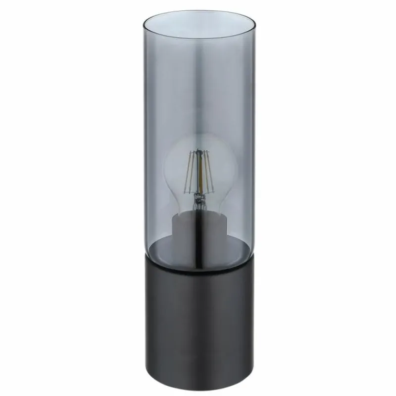 Suspension Verre Fumé-Luminaires Globo Lighting Lampe de table Globo ANNIKA Noir, 1 lumière