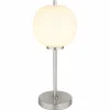 Luminaires Globo Lighting Lampe de table Globo BLACKY Nickel mat, 1 lumière
