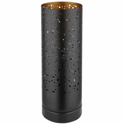 Lampes Dorées-Luminaires Globo Lighting Lampe de table Globo CROCKY Noir, 1 lumière