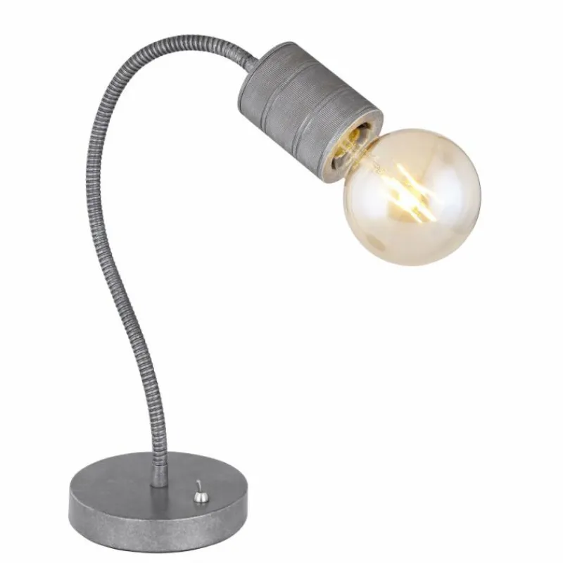 Luminaires Globo Lighting Lampe de table Globo FREDDY Argent Oxydé, 1 lumière* Lampes À Poser