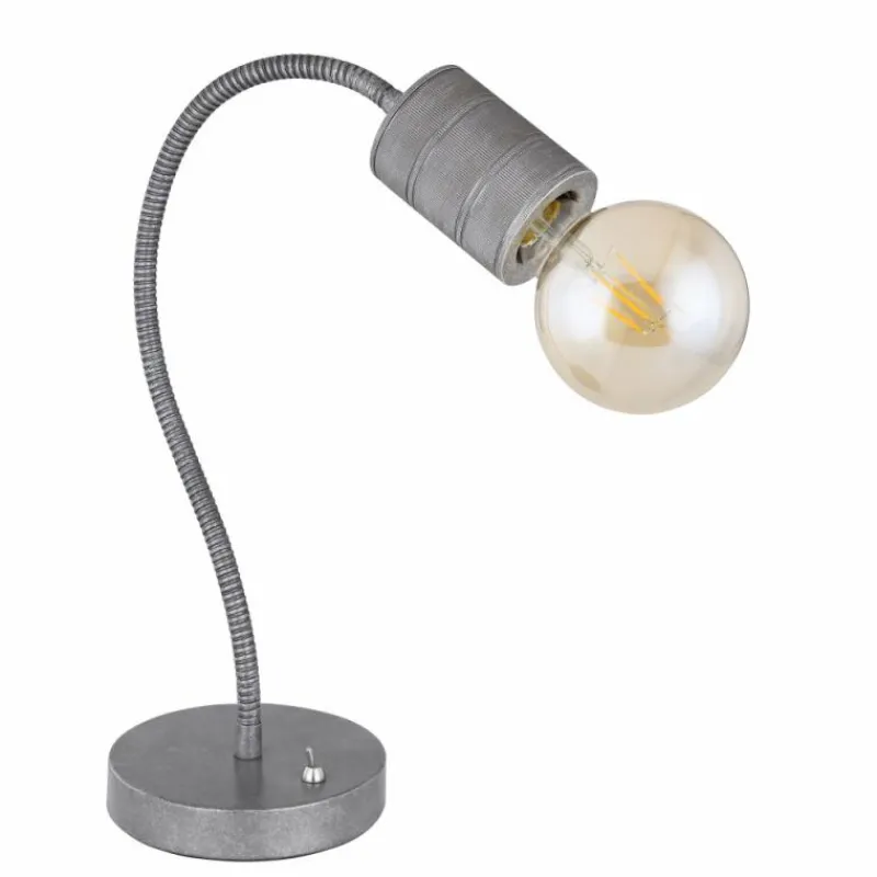 Luminaires Globo Lighting Lampe de table Globo FREDDY Argent Oxydé, 1 lumière* Lampes À Poser