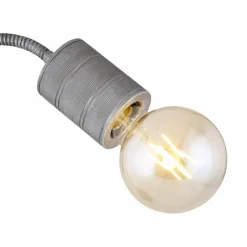 Luminaires Globo Lighting Lampe de table Globo FREDDY Argent Oxydé, 1 lumière* Lampes À Poser