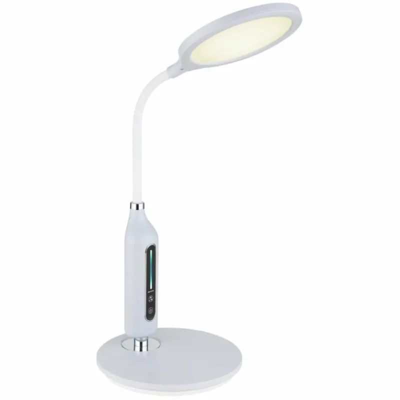 Luminaires Globo Lighting Lampe de table Globo FRUGGY LED Chrome, Gris, 1 lumière* Éclairage Led